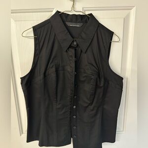 White House Black Market Black Sleeveless Top